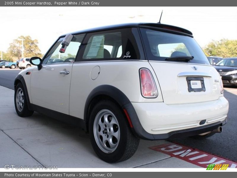 Pepper White / Dark Grey 2005 Mini Cooper Hardtop