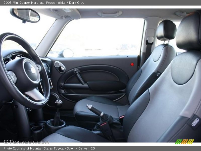 Pepper White / Dark Grey 2005 Mini Cooper Hardtop