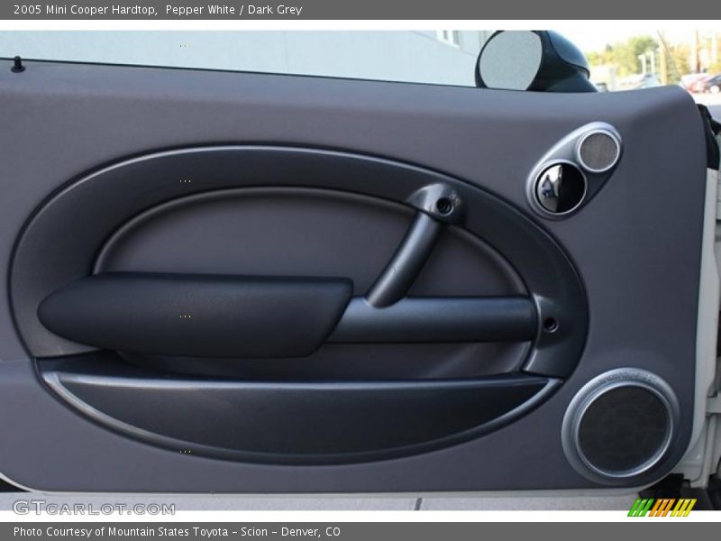Pepper White / Dark Grey 2005 Mini Cooper Hardtop