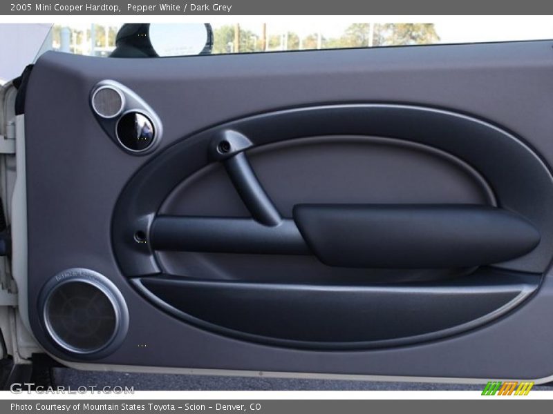 Pepper White / Dark Grey 2005 Mini Cooper Hardtop