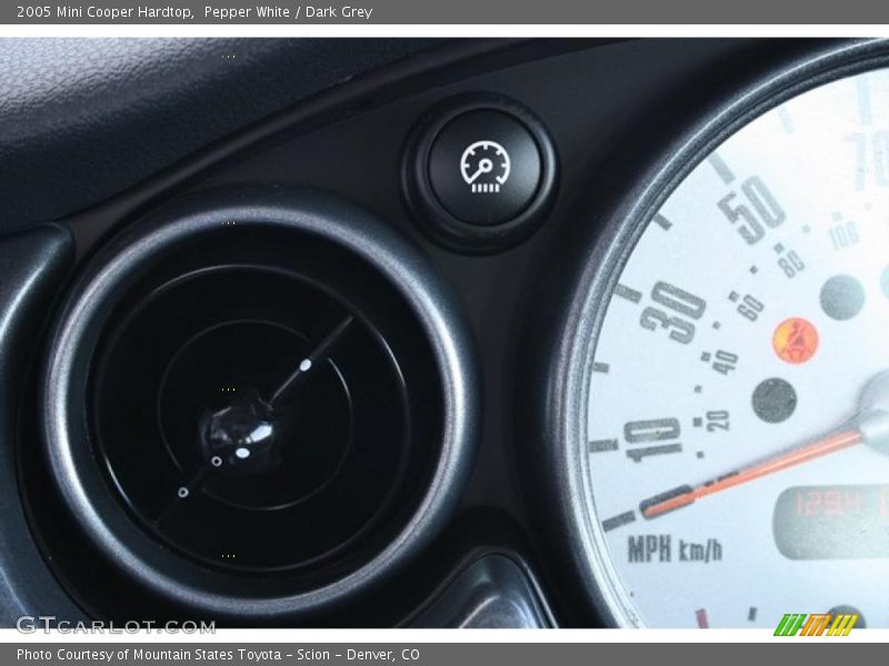 Pepper White / Dark Grey 2005 Mini Cooper Hardtop