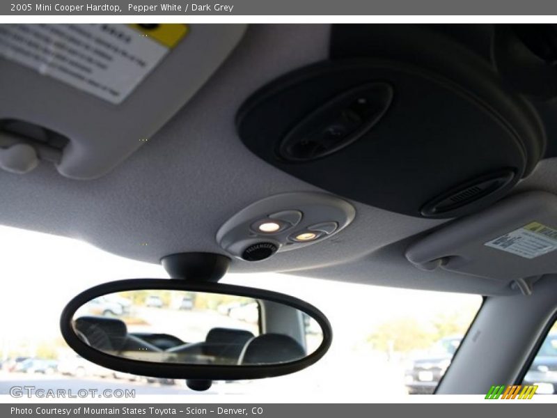 Pepper White / Dark Grey 2005 Mini Cooper Hardtop