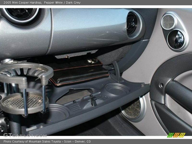 Pepper White / Dark Grey 2005 Mini Cooper Hardtop