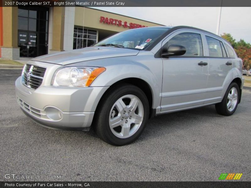 Bright Silver Metallic / Pastel Slate Gray 2007 Dodge Caliber SXT