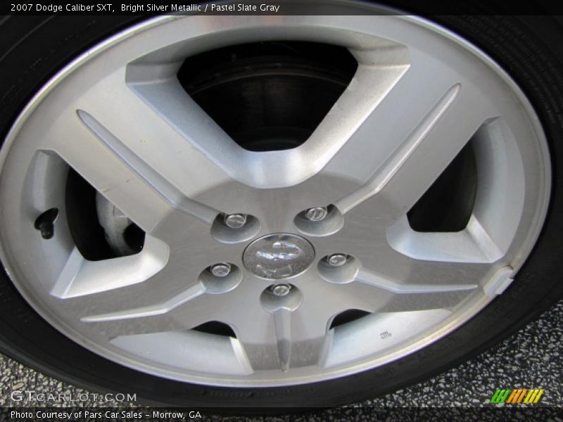 Bright Silver Metallic / Pastel Slate Gray 2007 Dodge Caliber SXT