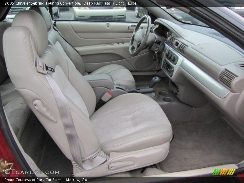 Deep Red Pearl / Light Taupe 2005 Chrysler Sebring Touring Convertible