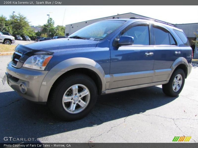 Spark Blue / Gray 2006 Kia Sorento LX