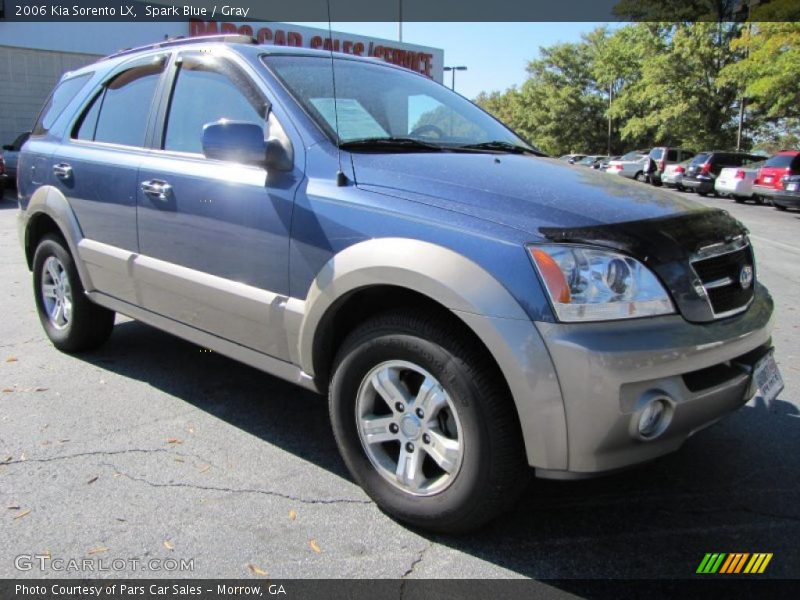 Spark Blue / Gray 2006 Kia Sorento LX