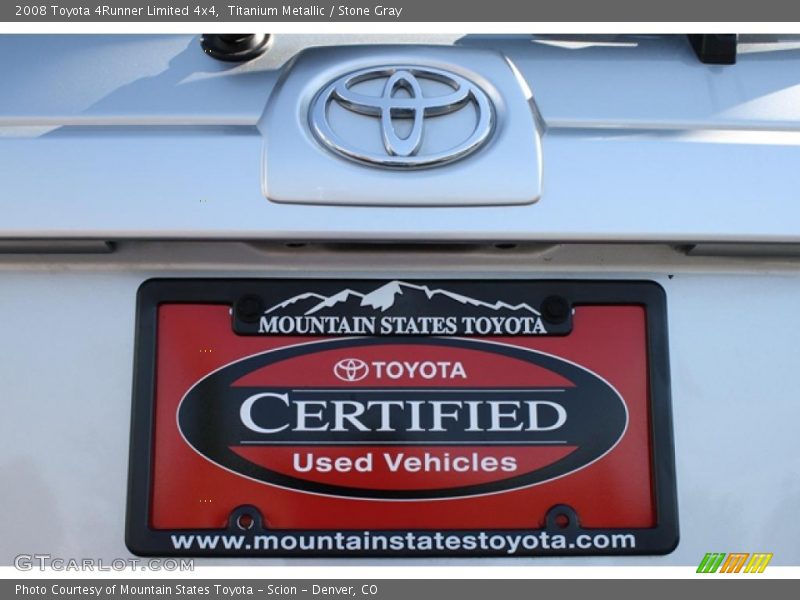 Titanium Metallic / Stone Gray 2008 Toyota 4Runner Limited 4x4