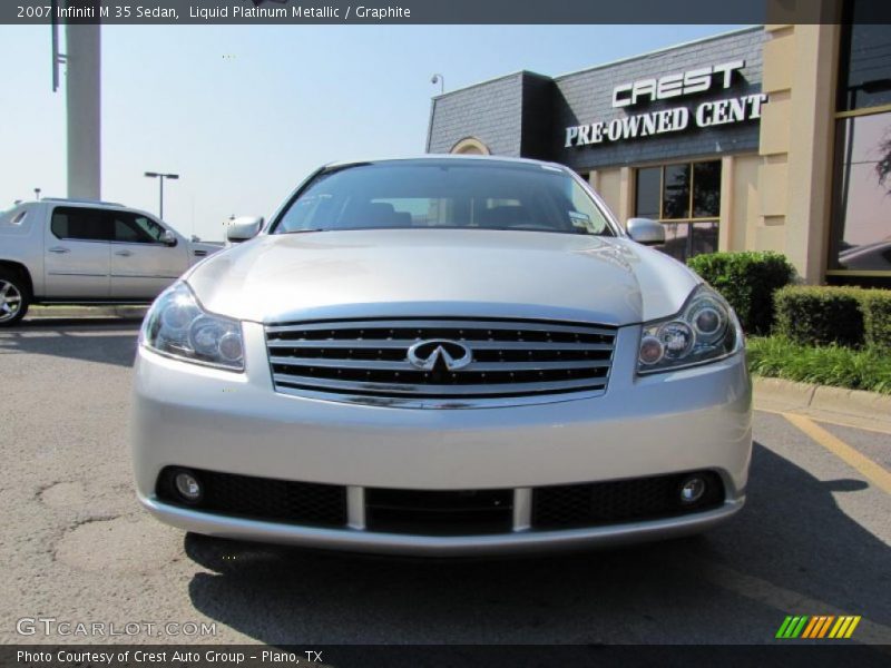 Liquid Platinum Metallic / Graphite 2007 Infiniti M 35 Sedan