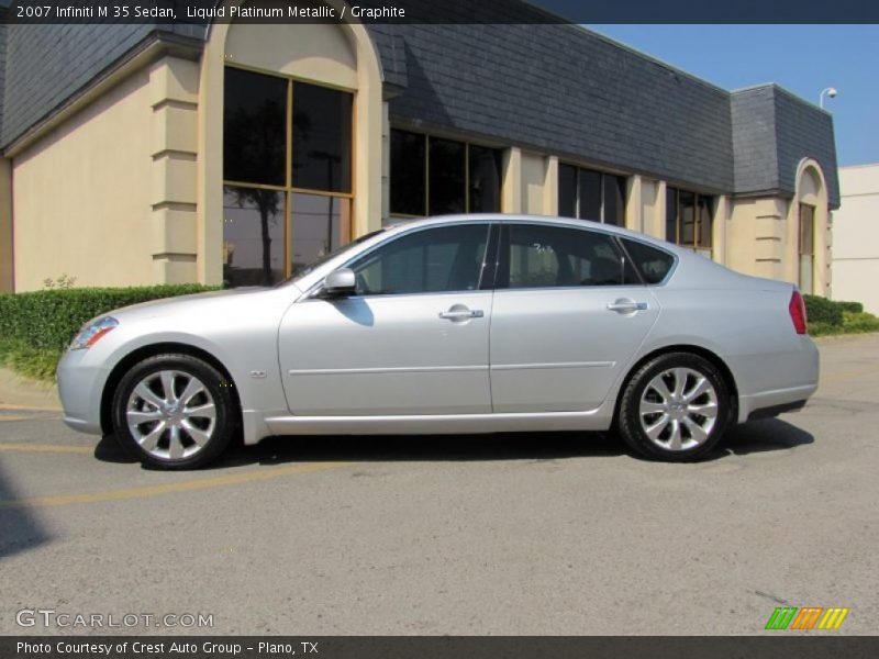 Liquid Platinum Metallic / Graphite 2007 Infiniti M 35 Sedan