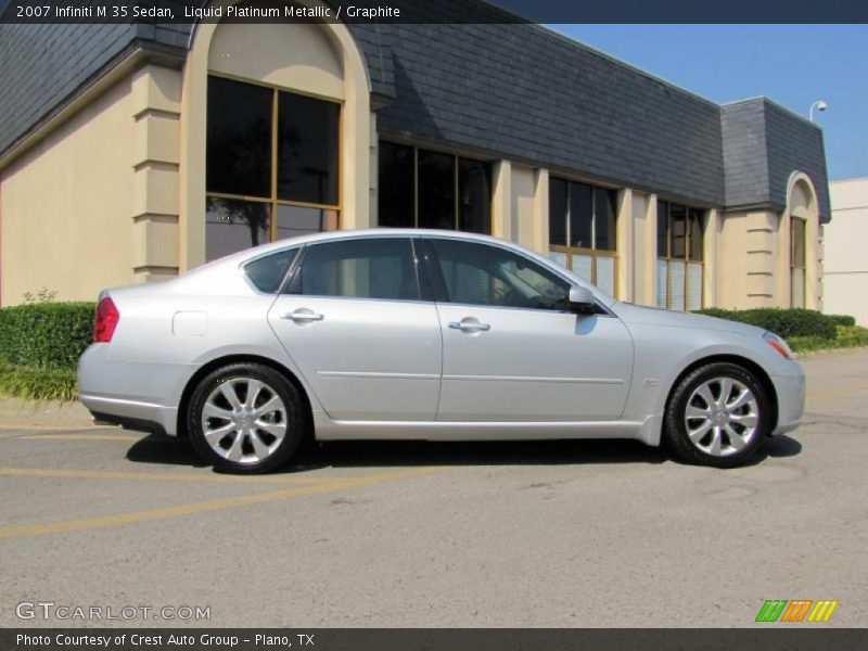 Liquid Platinum Metallic / Graphite 2007 Infiniti M 35 Sedan