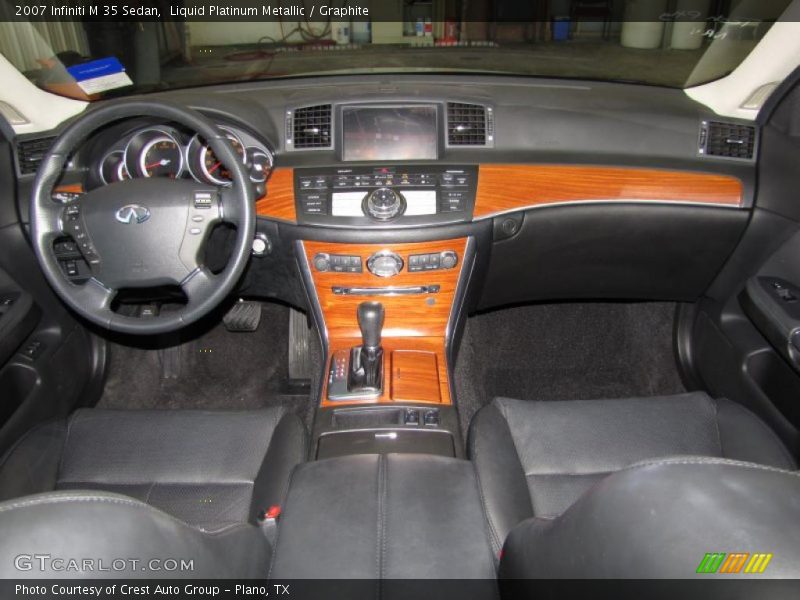 Liquid Platinum Metallic / Graphite 2007 Infiniti M 35 Sedan
