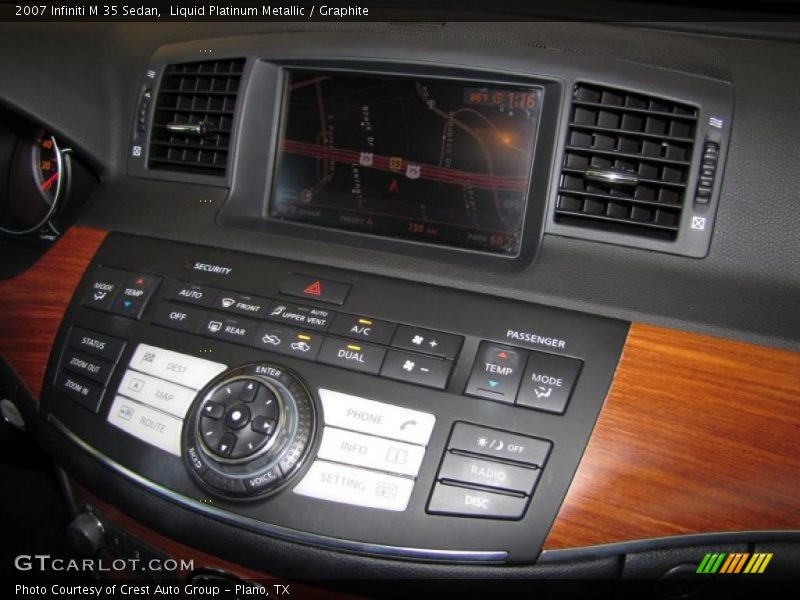 Liquid Platinum Metallic / Graphite 2007 Infiniti M 35 Sedan