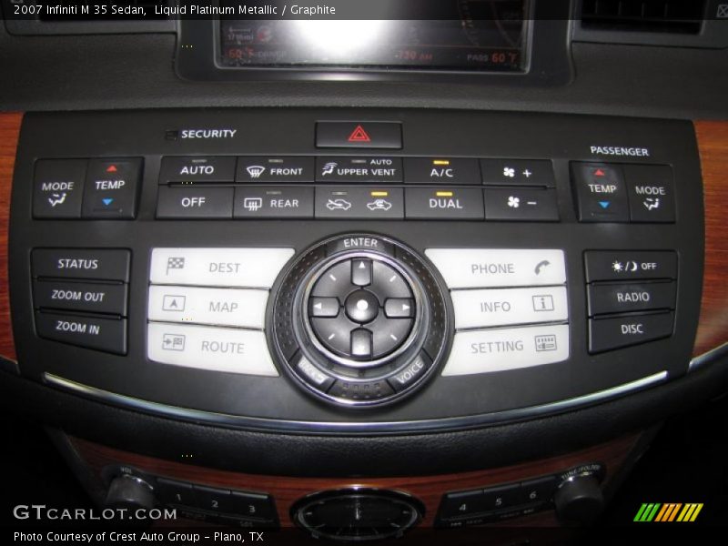 Liquid Platinum Metallic / Graphite 2007 Infiniti M 35 Sedan