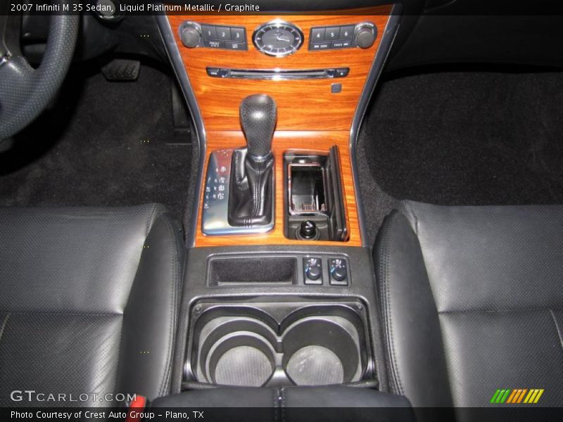 Liquid Platinum Metallic / Graphite 2007 Infiniti M 35 Sedan