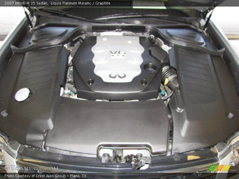Liquid Platinum Metallic / Graphite 2007 Infiniti M 35 Sedan