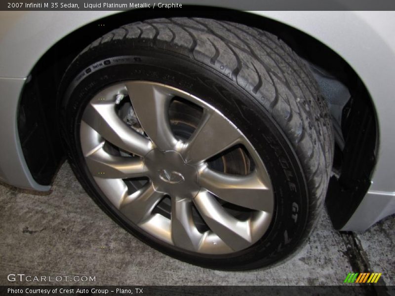 Liquid Platinum Metallic / Graphite 2007 Infiniti M 35 Sedan