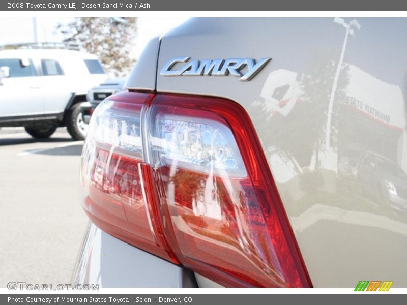 Desert Sand Mica / Ash 2008 Toyota Camry LE