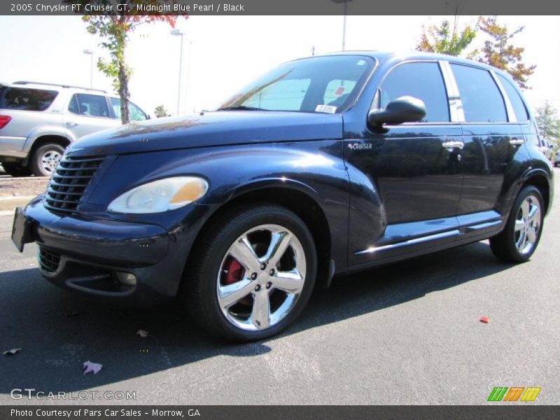 Midnight Blue Pearl / Black 2005 Chrysler PT Cruiser GT