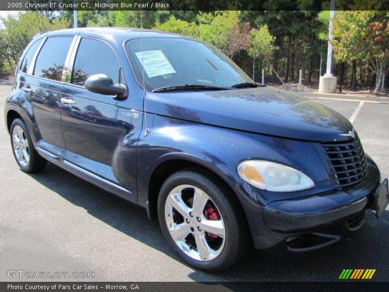 Midnight Blue Pearl / Black 2005 Chrysler PT Cruiser GT