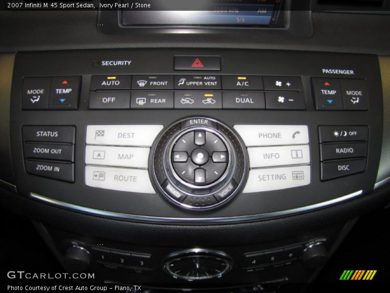 Ivory Pearl / Stone 2007 Infiniti M 45 Sport Sedan