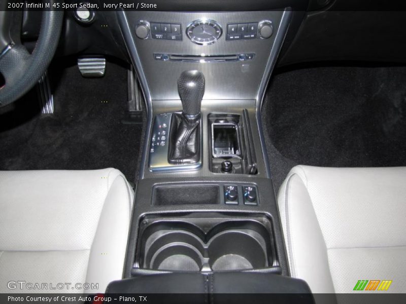 Ivory Pearl / Stone 2007 Infiniti M 45 Sport Sedan
