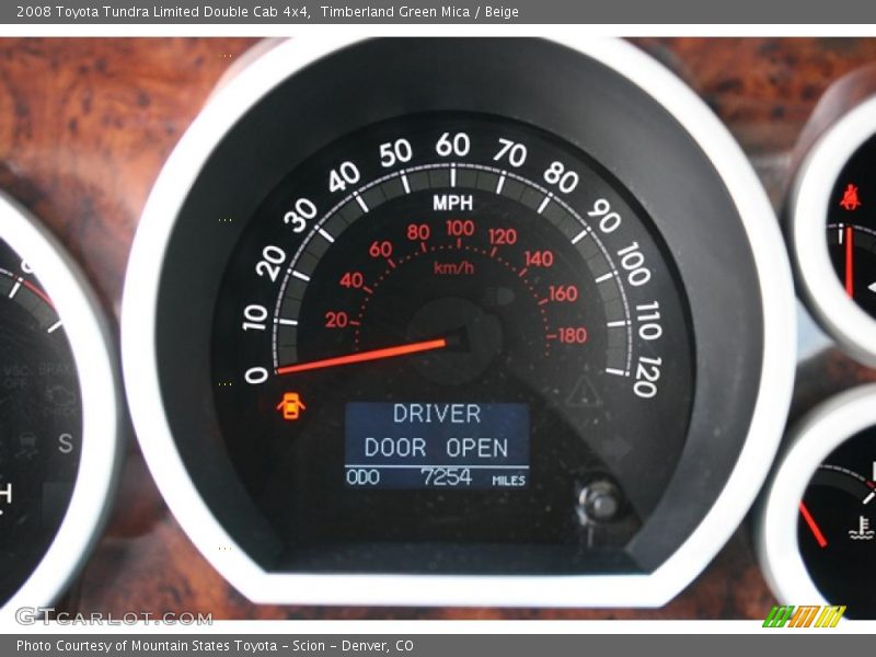 Timberland Green Mica / Beige 2008 Toyota Tundra Limited Double Cab 4x4