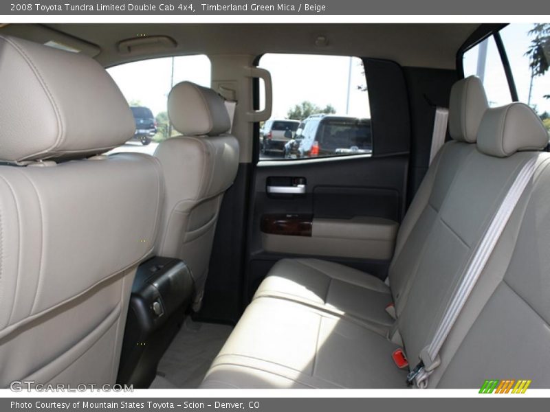Timberland Green Mica / Beige 2008 Toyota Tundra Limited Double Cab 4x4