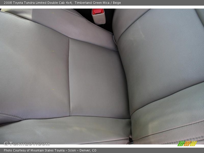 Timberland Green Mica / Beige 2008 Toyota Tundra Limited Double Cab 4x4