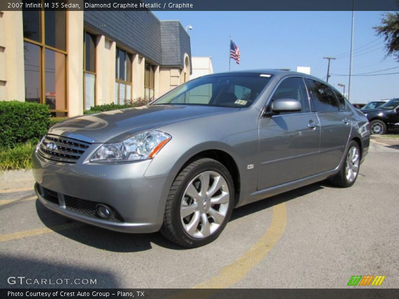 Diamond Graphite Metallic / Graphite 2007 Infiniti M 35 Sedan