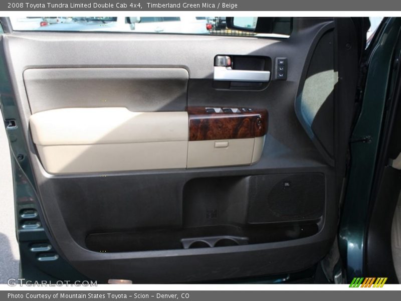 Timberland Green Mica / Beige 2008 Toyota Tundra Limited Double Cab 4x4