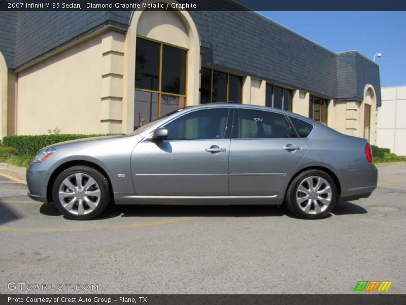 Diamond Graphite Metallic / Graphite 2007 Infiniti M 35 Sedan