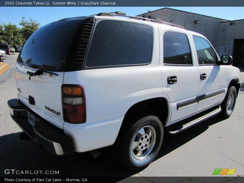 Summit White / Gray/Dark Charcoal 2003 Chevrolet Tahoe LS