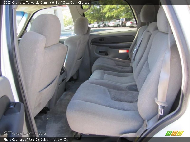 Summit White / Gray/Dark Charcoal 2003 Chevrolet Tahoe LS