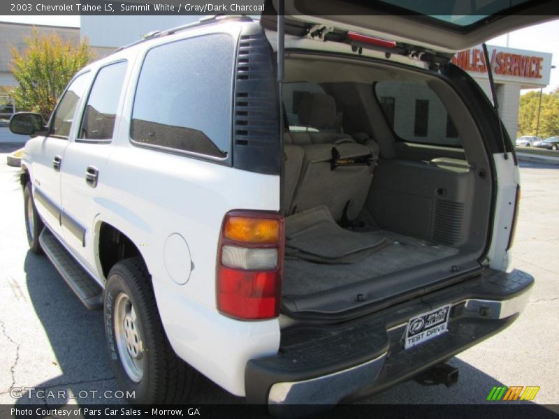Summit White / Gray/Dark Charcoal 2003 Chevrolet Tahoe LS