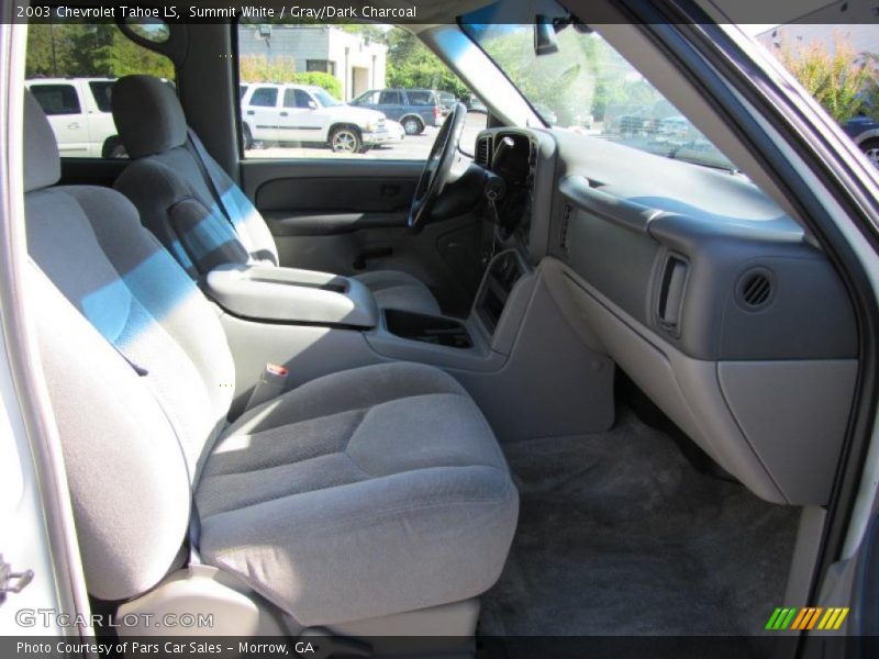 Summit White / Gray/Dark Charcoal 2003 Chevrolet Tahoe LS