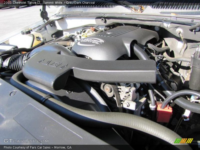 Summit White / Gray/Dark Charcoal 2003 Chevrolet Tahoe LS