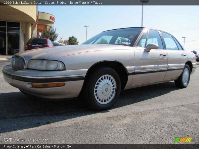 Platinum Beige Metallic / Taupe 1999 Buick LeSabre Custom Sedan