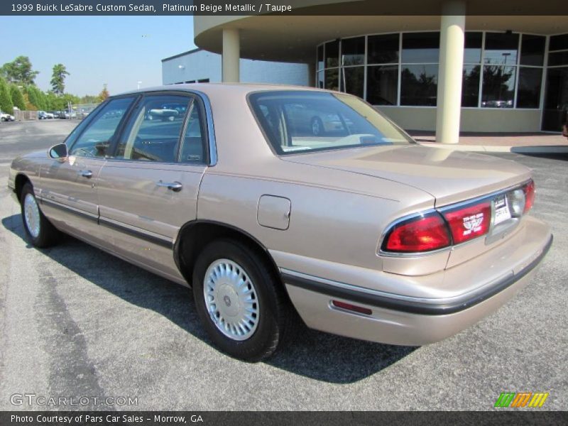 Platinum Beige Metallic / Taupe 1999 Buick LeSabre Custom Sedan