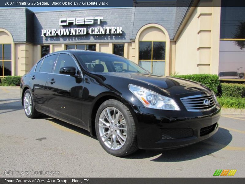 Black Obsidian / Graphite Black 2007 Infiniti G 35 Sedan