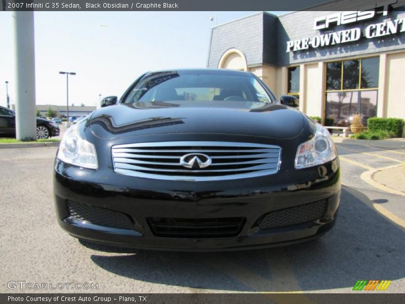 Black Obsidian / Graphite Black 2007 Infiniti G 35 Sedan