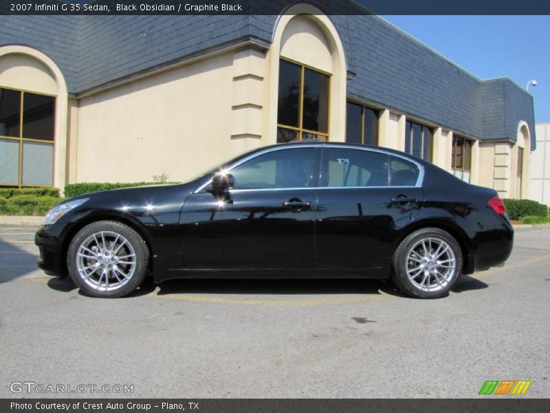 Black Obsidian / Graphite Black 2007 Infiniti G 35 Sedan