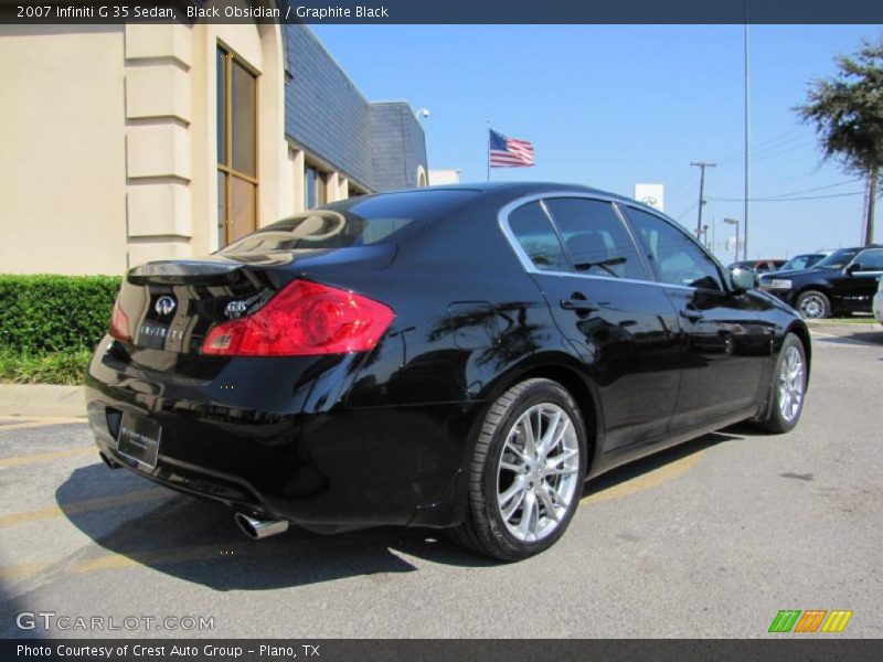 Black Obsidian / Graphite Black 2007 Infiniti G 35 Sedan