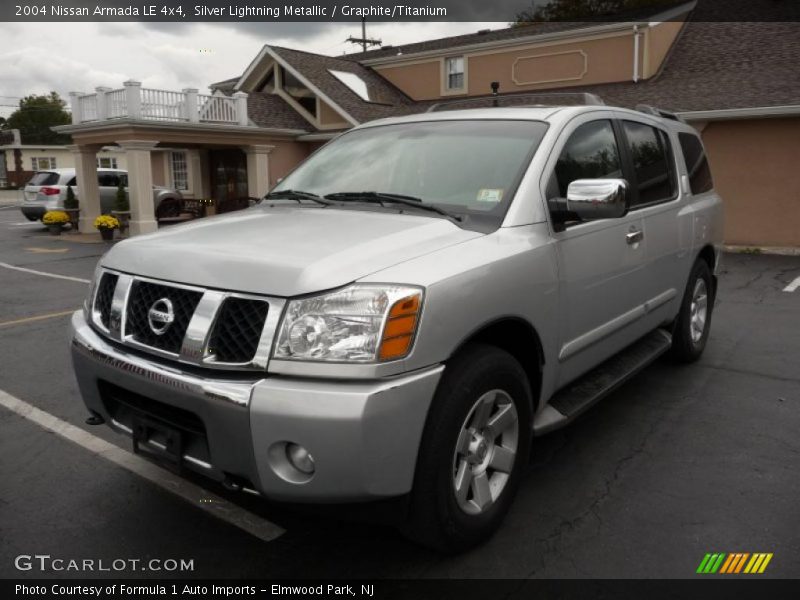 Silver Lightning Metallic / Graphite/Titanium 2004 Nissan Armada LE 4x4