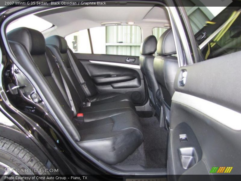 Black Obsidian / Graphite Black 2007 Infiniti G 35 Sedan