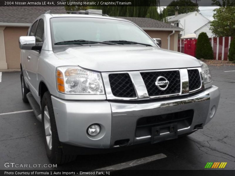 Silver Lightning Metallic / Graphite/Titanium 2004 Nissan Armada LE 4x4