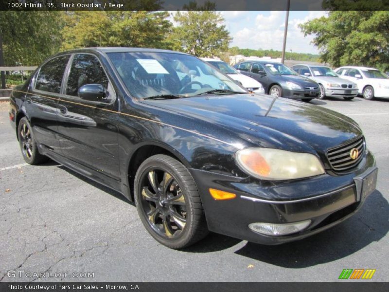 Black Obsidian / Beige 2002 Infiniti I 35