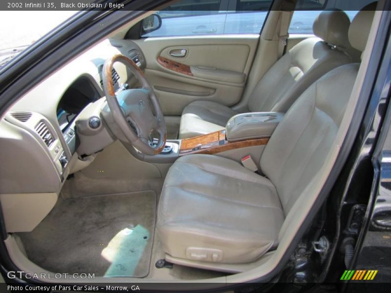 Black Obsidian / Beige 2002 Infiniti I 35