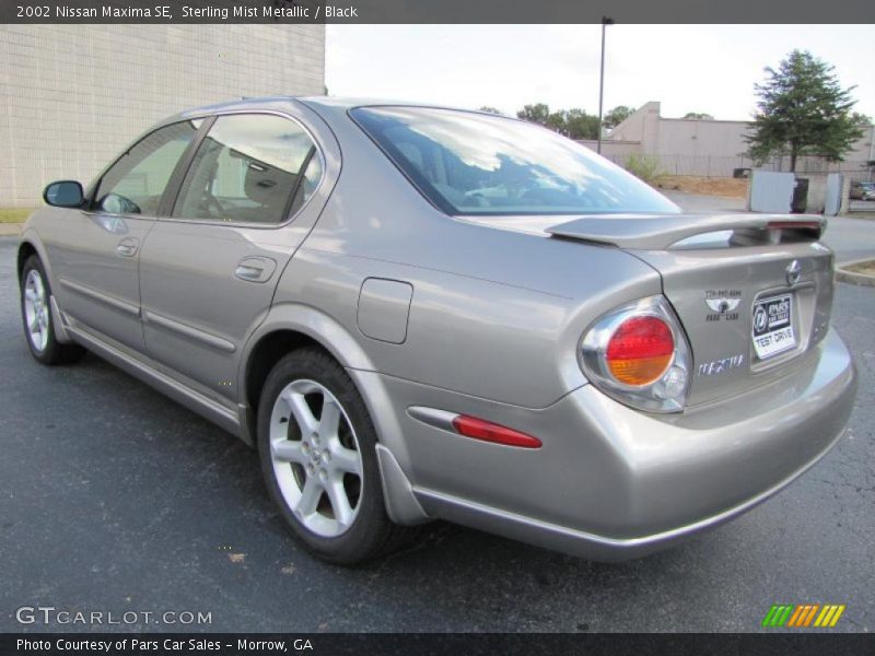 Sterling Mist Metallic / Black 2002 Nissan Maxima SE